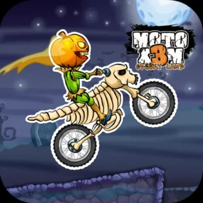Moto X3M Spooky Land
