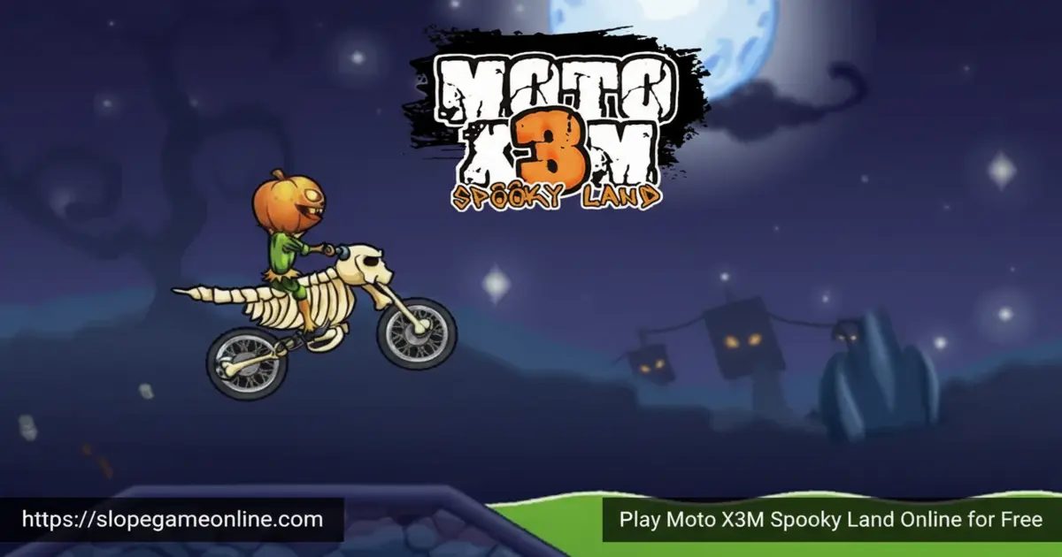 Play Moto X3M Spooky Land Online For Free