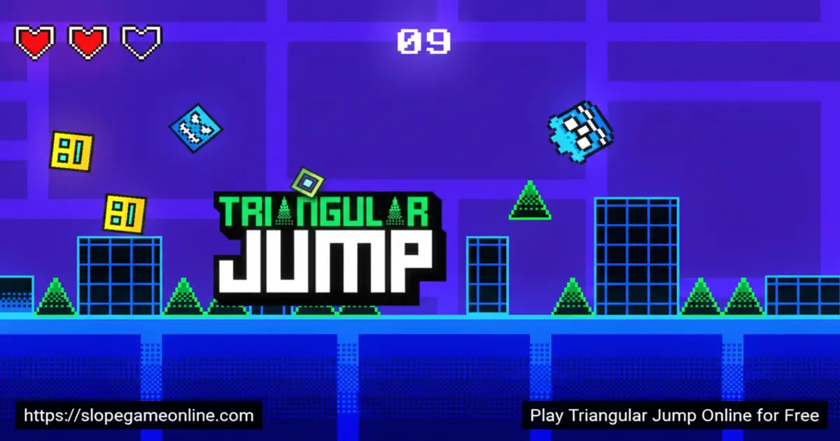Play Triangular Jump Online For Free